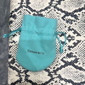 Tiffany & Co. Blue Jewelry Pouch 100% authentic!